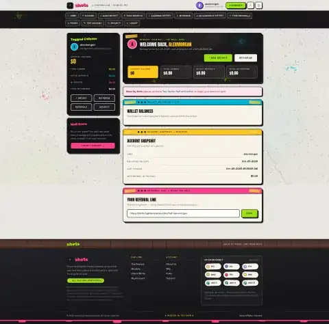 H-TPL44 member dashboard preview